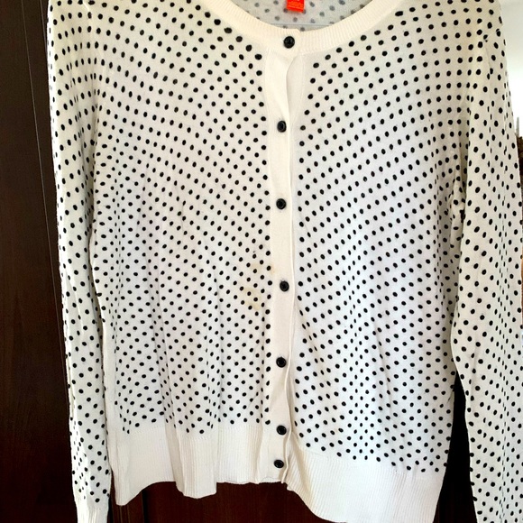 Joe Fresh polka dot cardigan - Picture 3 of 3